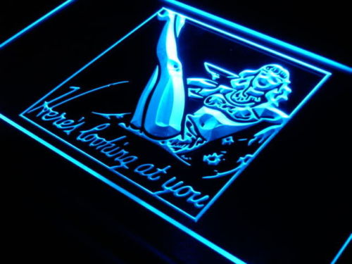 Girls Looking At You Bar Beer Neon Light Sign